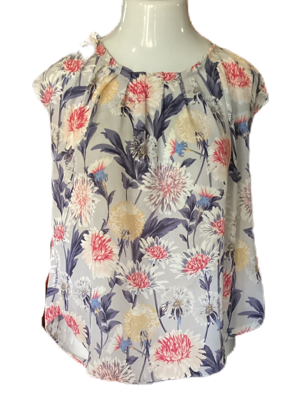 Lauren Conrad floral blouse. XL